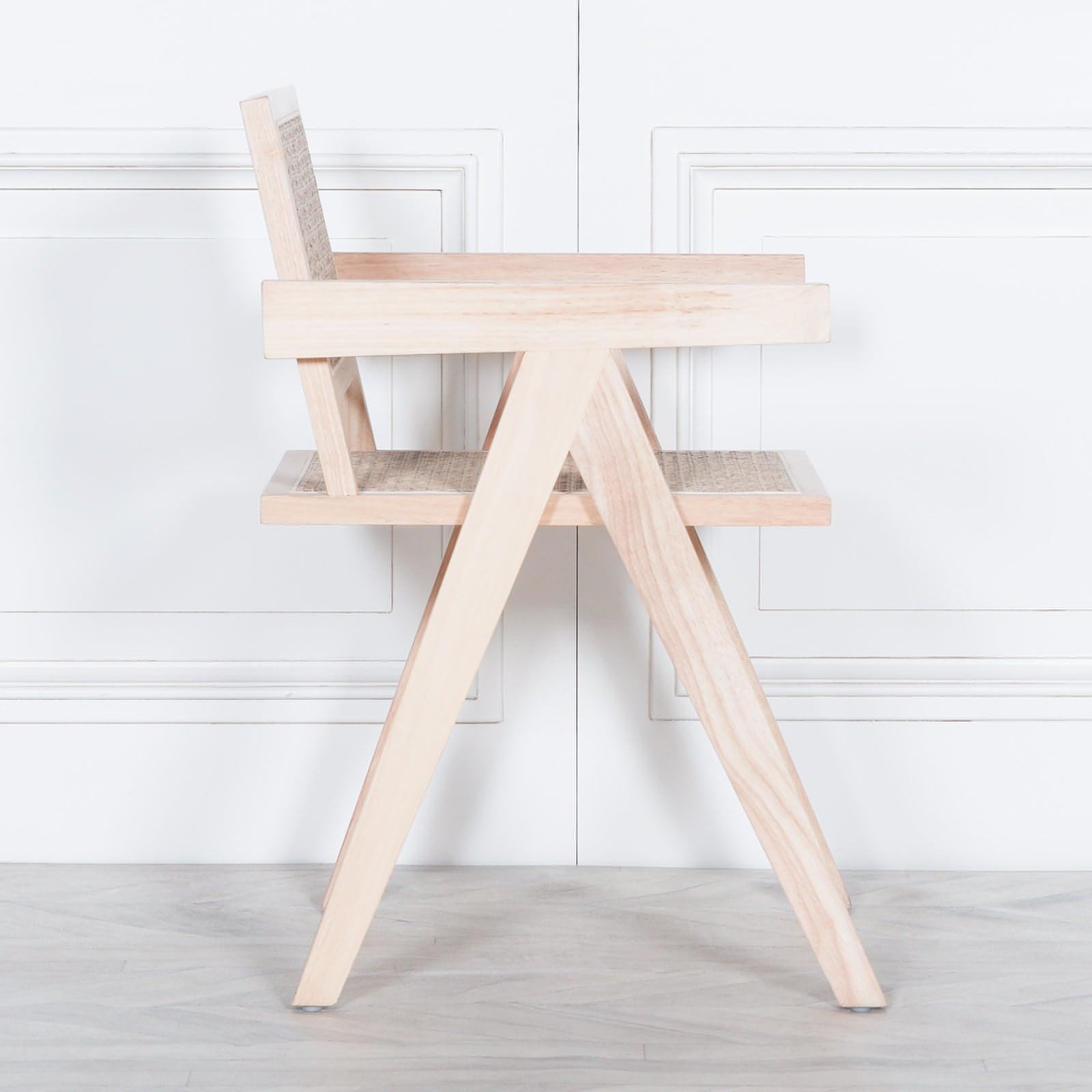 Wooden Caned Dining Chair - House of Altair