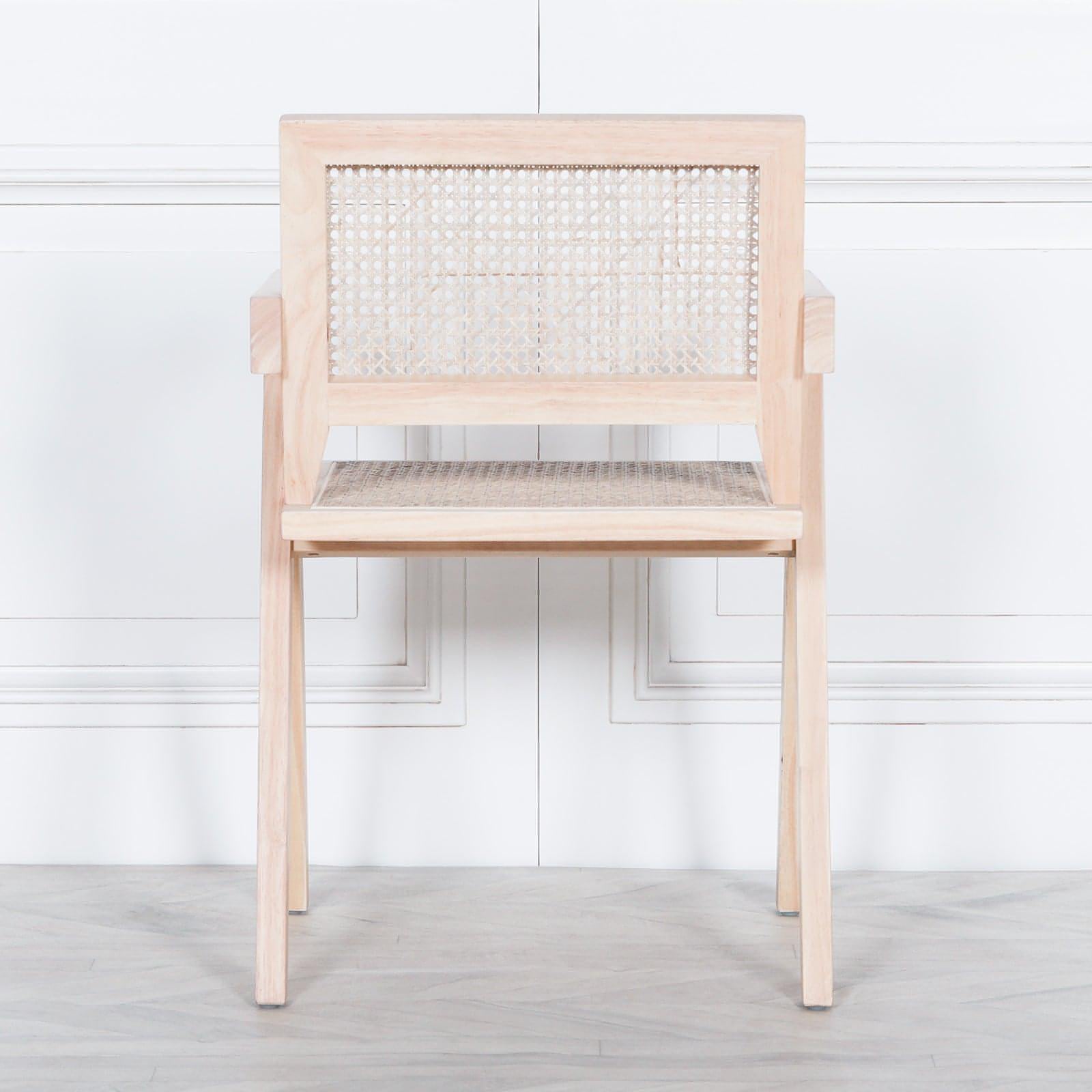 Wooden Caned Dining Chair - House of Altair