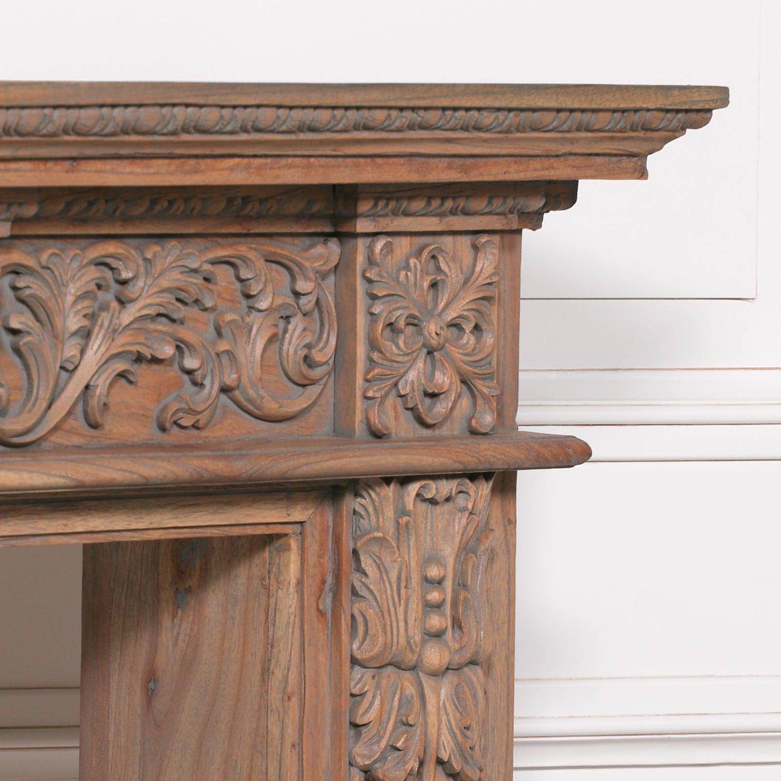 Wooden Carved Fire Surround - House of Altair