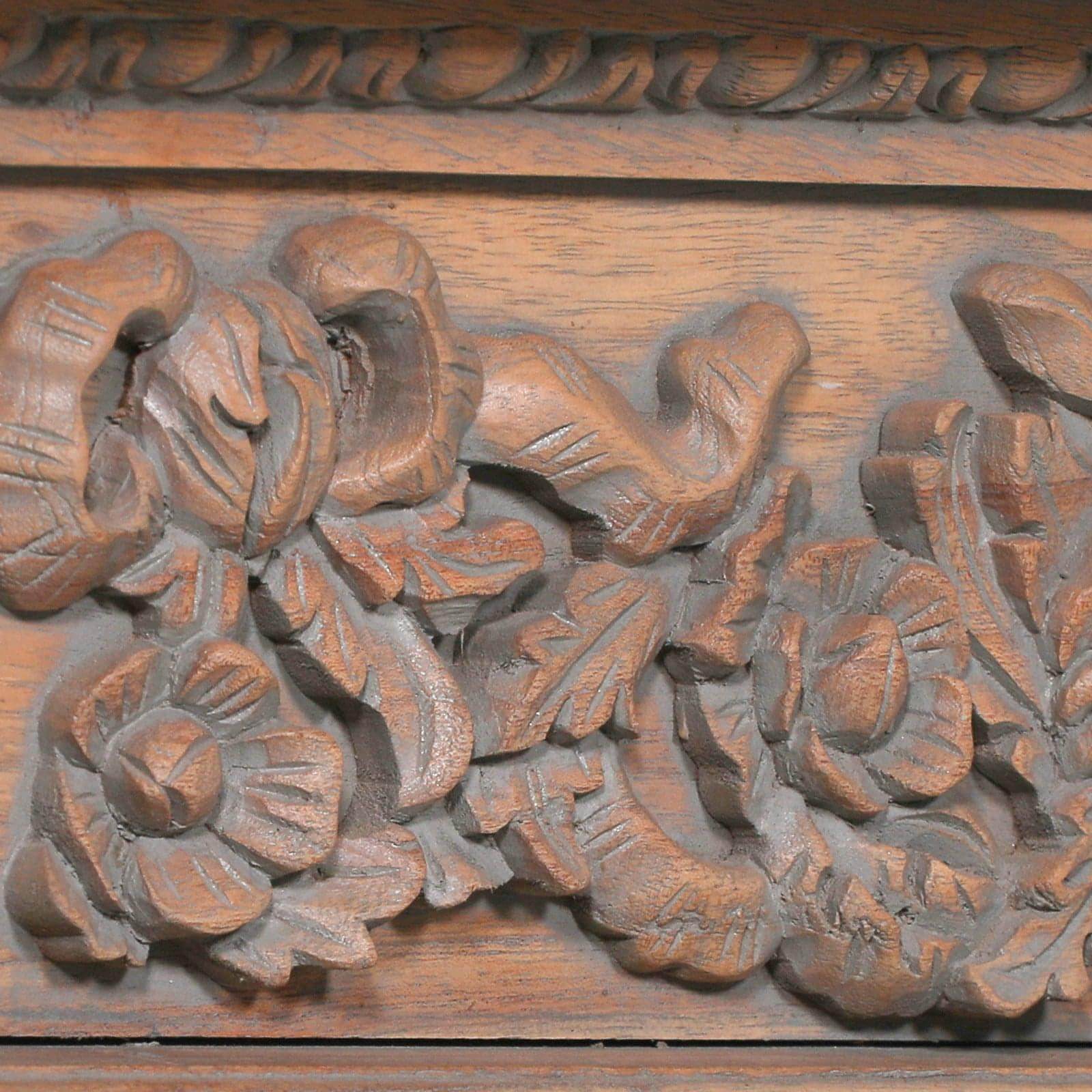 Wooden Carved Fire Surround - House of Altair